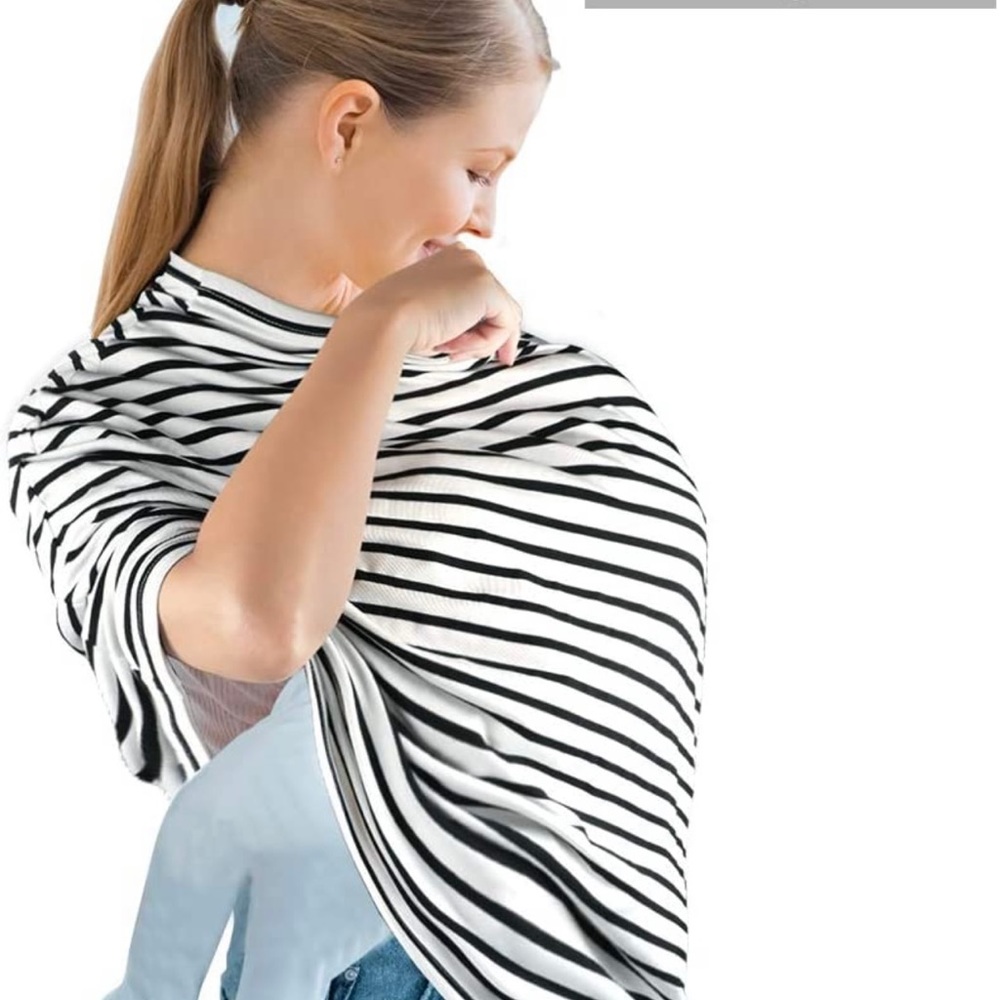 COPY - The Peanutshell 6 in 1 Multi Use Nursing Cover | Ditsy Leaf | Cover for …